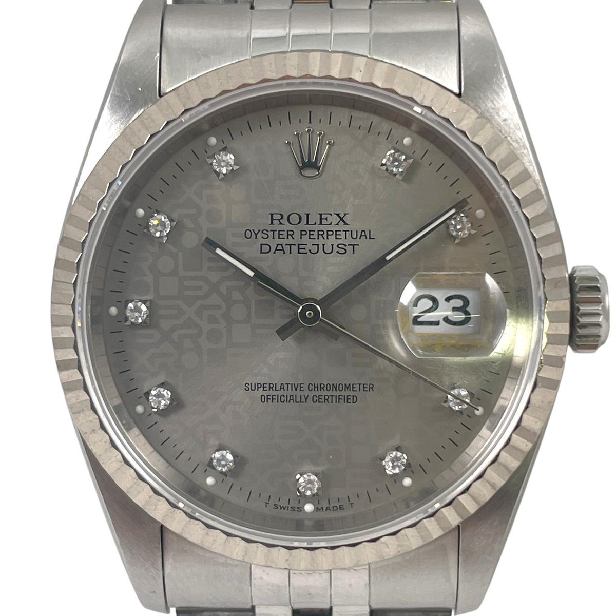 ROLEX】ロレックス デイトジャスト 16234G 腕時計 SS/WGメンズ 