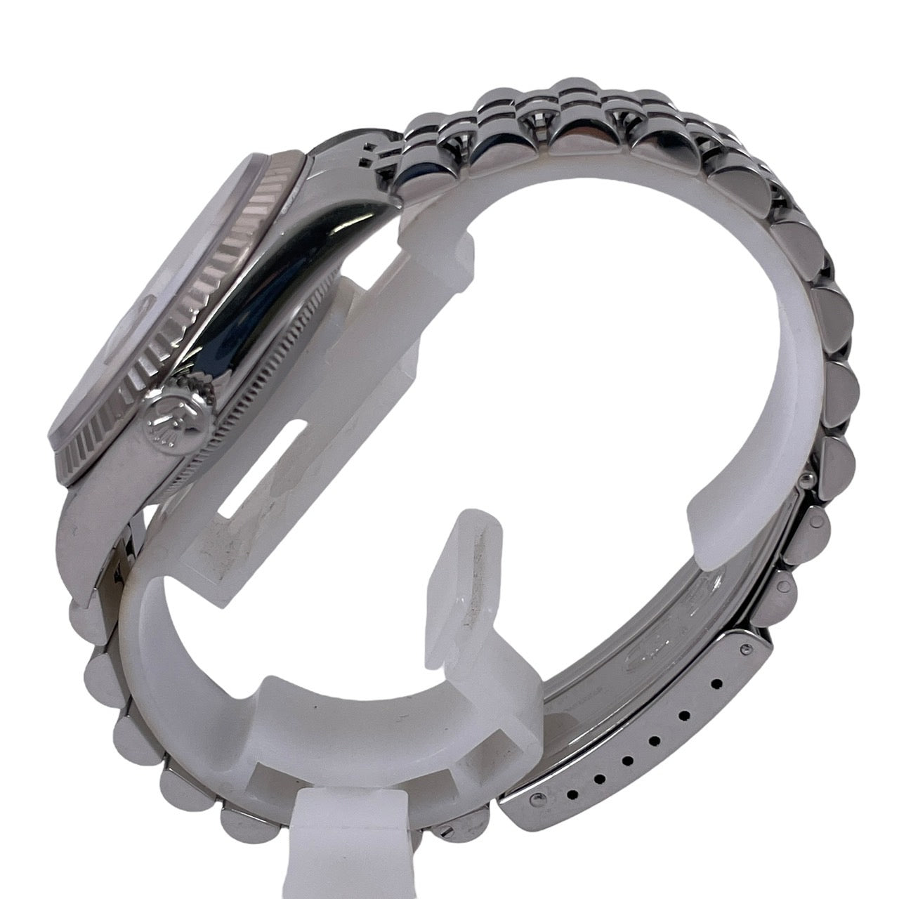 【ROLEX】ロレックス デイトジャスト 16234G 腕時計 SS/WGメンズ シルバー プリントコンピューター文字盤 10Pダイヤ プリコン