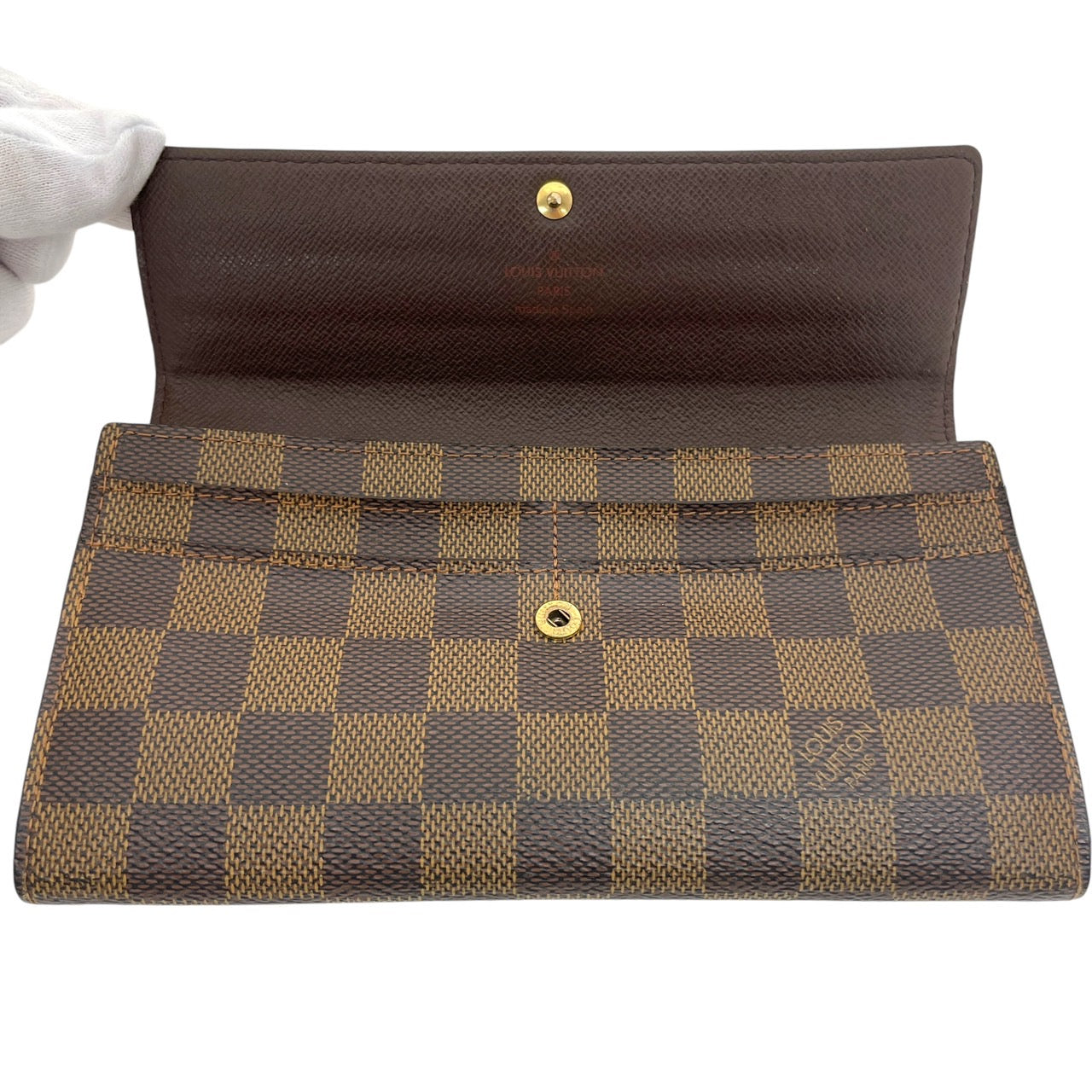 【LOUIS VUITTON】ルイ・ヴィトン ポルトフォイユサラ N61734 長財布ユニセックス ダミエ 長財布