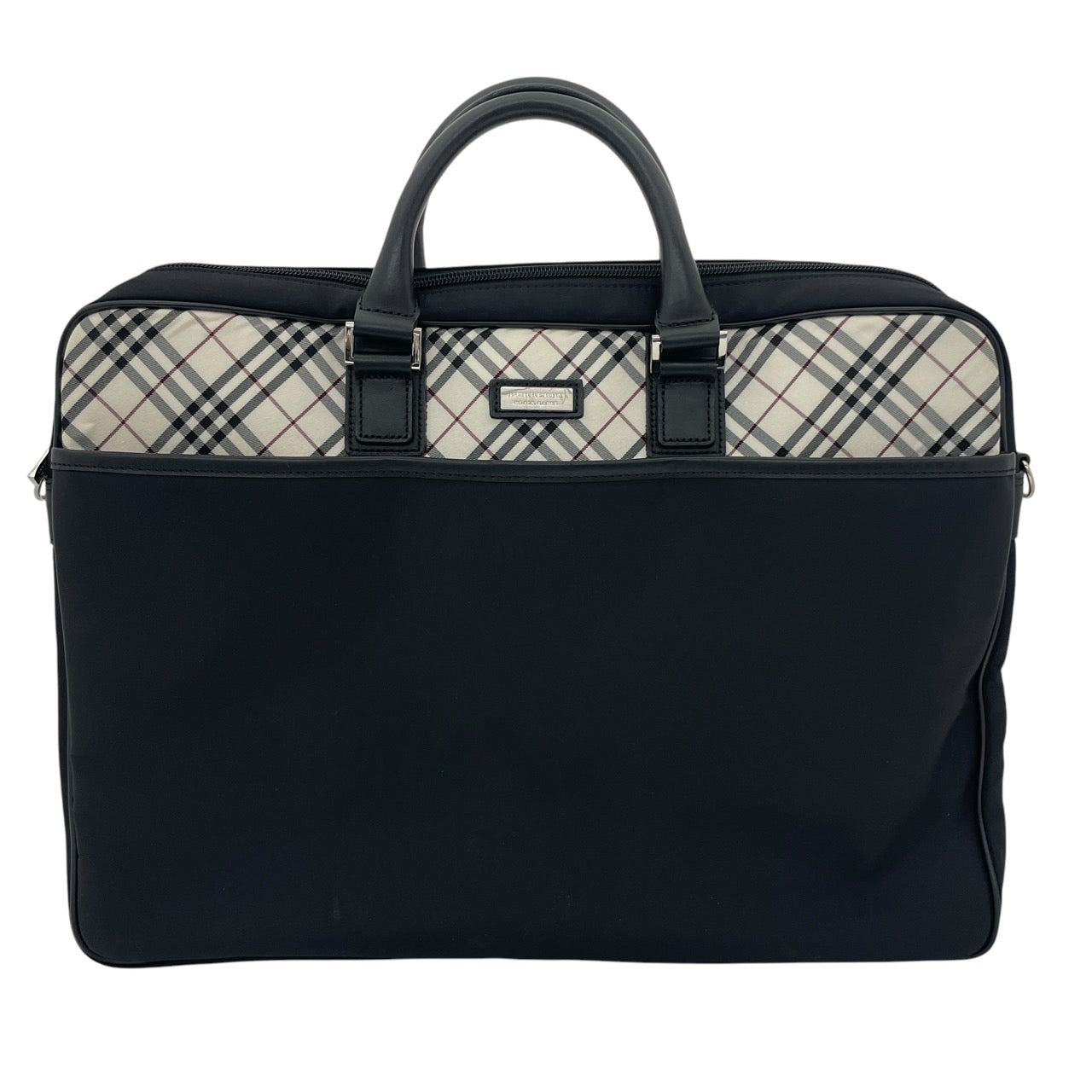 【BURBERRY BLACK LABEL】バーバリーブラックレーベル ビジネスバッグ ナイロンメンズ 2WAY チェック柄 ブリーフケース ナイロン