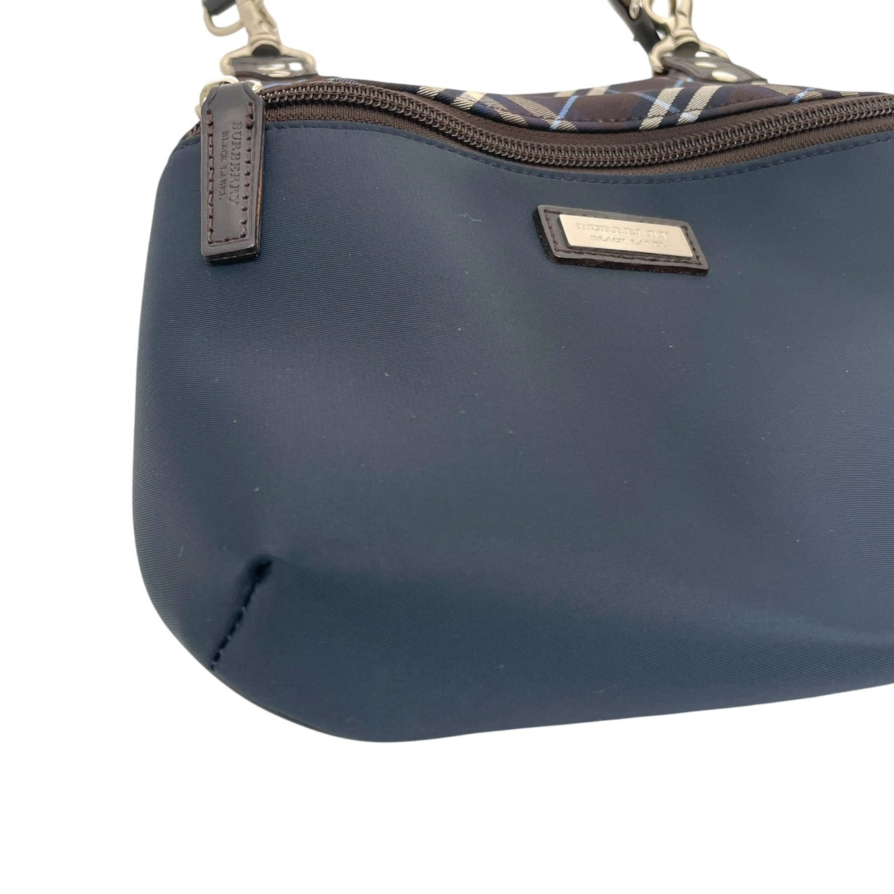 【BURBERRY BLACK LABEL】バーバリーブラックレーベル ショルダーバッグメンズ チェック柄 ナイロン ポシェット ポーチ