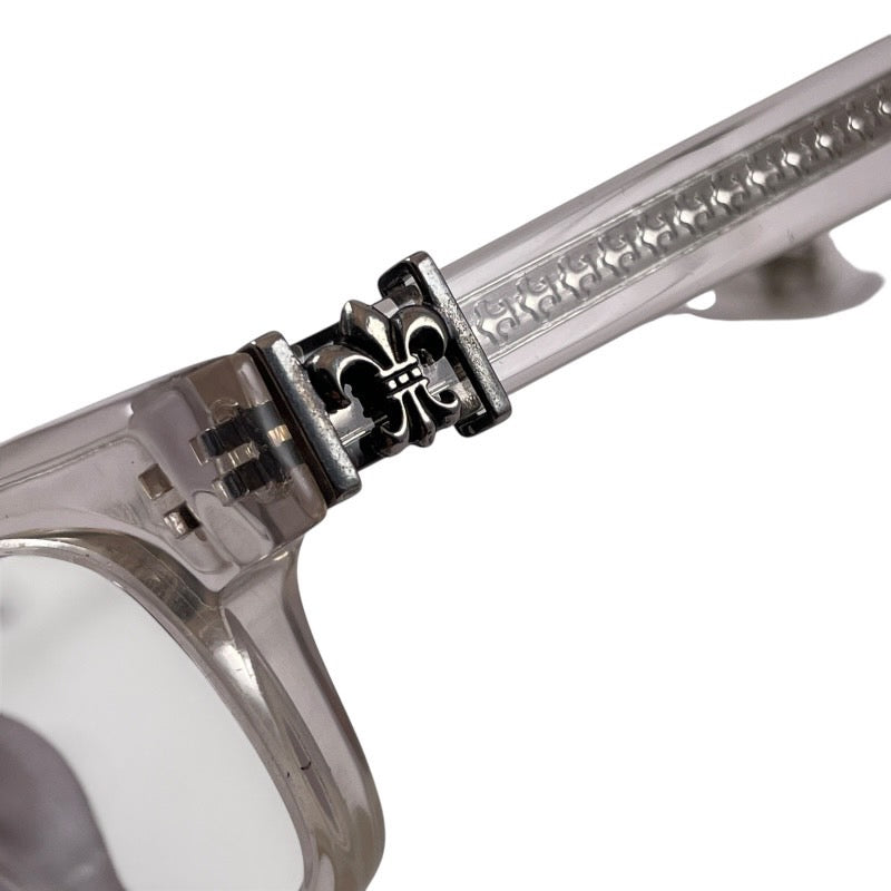 【CHROME HEARTS】クロムハーツ SPLAT CRYS メガネメンズ クリアフレーム サングラス 眼鏡 シルバー925