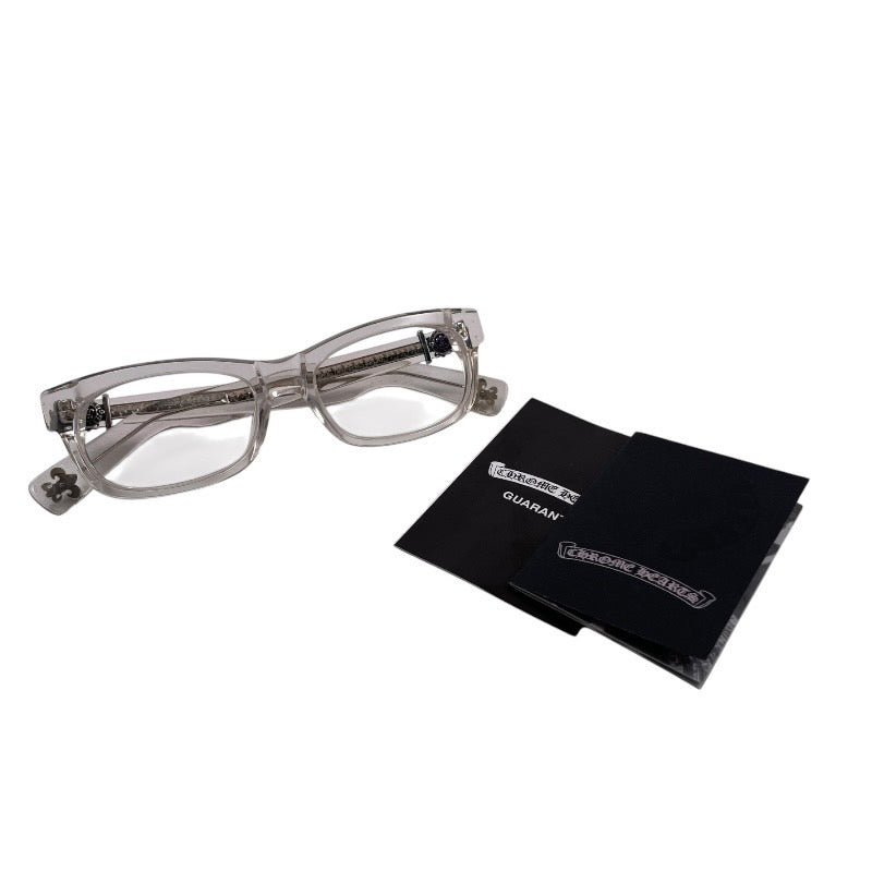 【CHROME HEARTS】クロムハーツ SPLAT CRYS メガネメンズ クリアフレーム サングラス 眼鏡 シルバー925