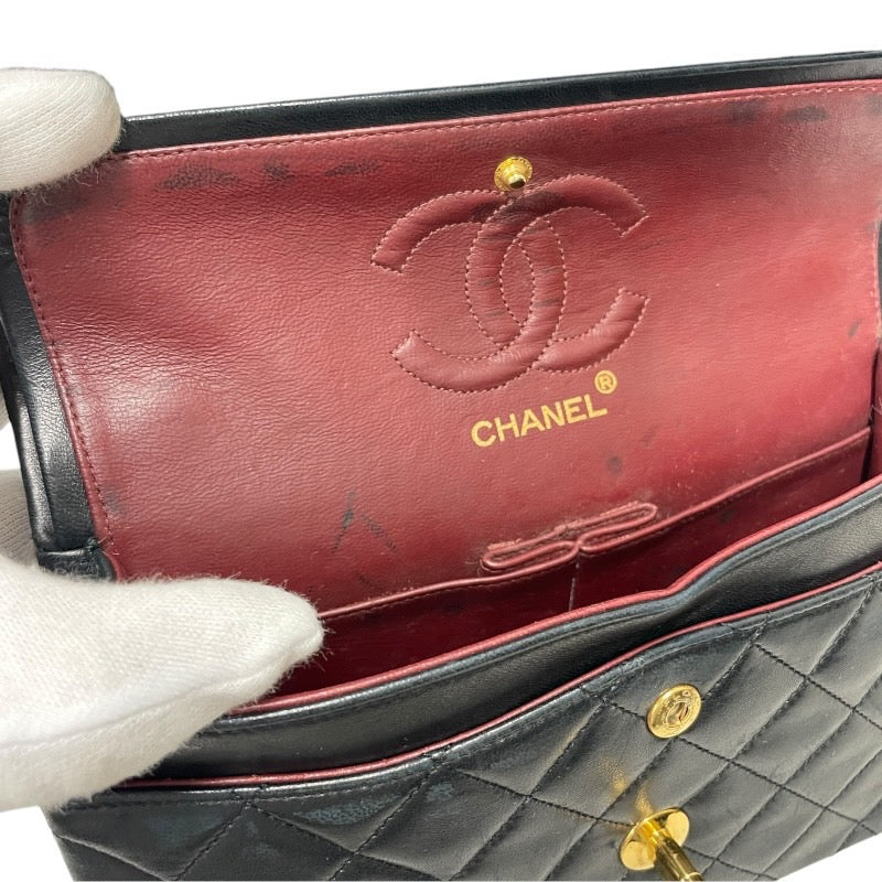 【CHANEL】シャネル マトラッセ23 Wフラップ A01113 ショルダーバッグ ラムスキンレディース チェーンショルダーバッグ ダブルフラップ ココマーク ターンロック