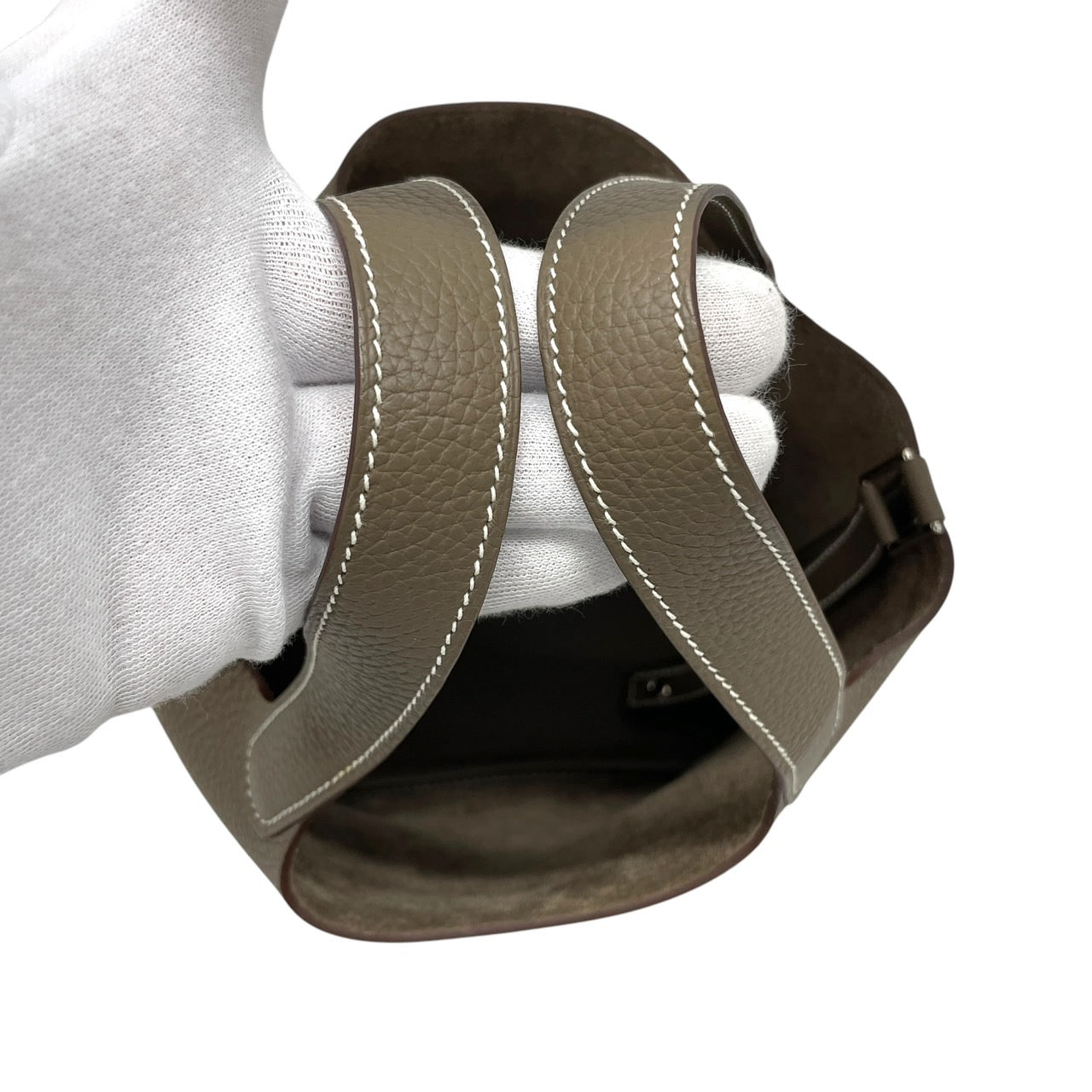 【HERMES】エルメス ピコタンロックPM ハンドバッグ トリヨンクレマンスレディース エトゥープ ピコタンロック18 エトープ
