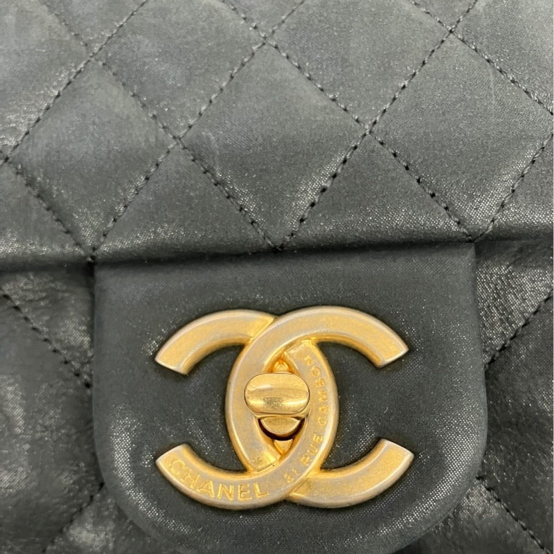 【CHANEL】シャネル 31 RUE CAMBON ショルダーバッグ レザーレディース マトラッセ ココマーク ダブルチェーン ゴールド金具