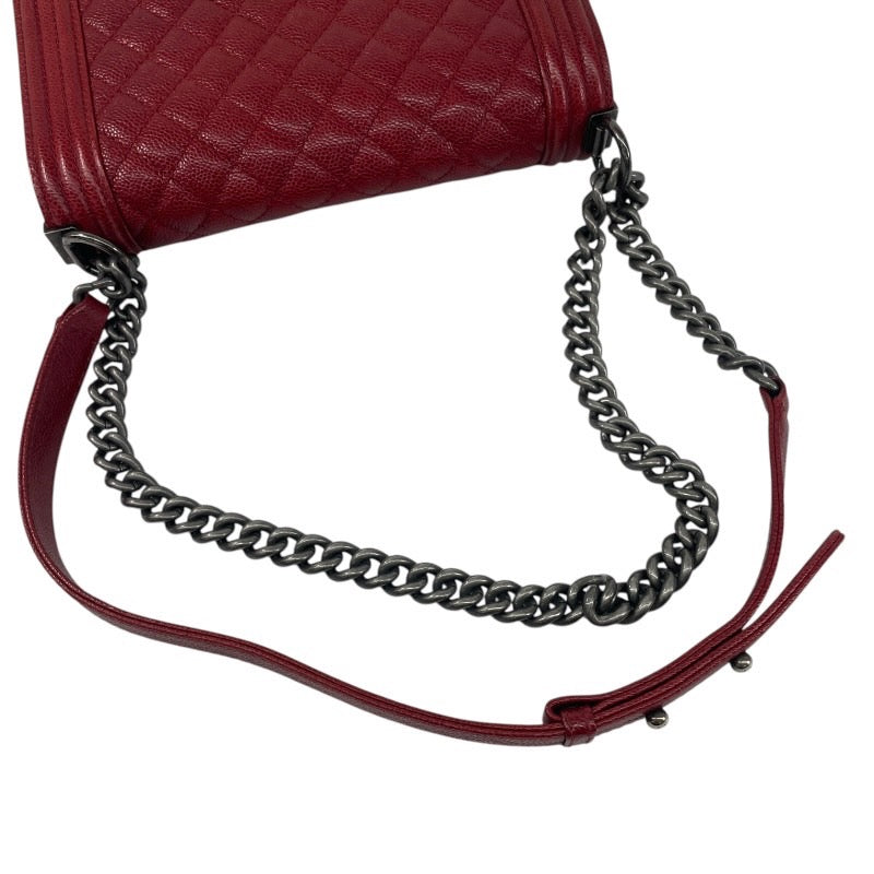 【CHANEL】シャネル ボーイシャネル A67086 ショルダーバッグ レザーレディース チェーンショルダー マトラッセ キャビアスキン