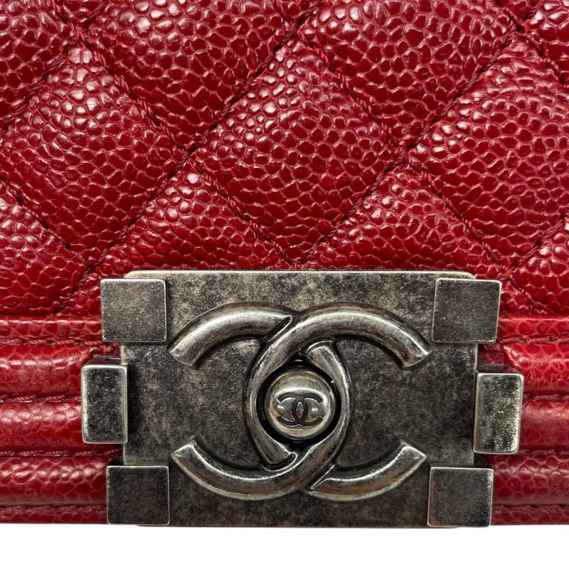 【CHANEL】シャネル ボーイシャネル A67086 ショルダーバッグ レザーレディース チェーンショルダー マトラッセ キャビアスキン