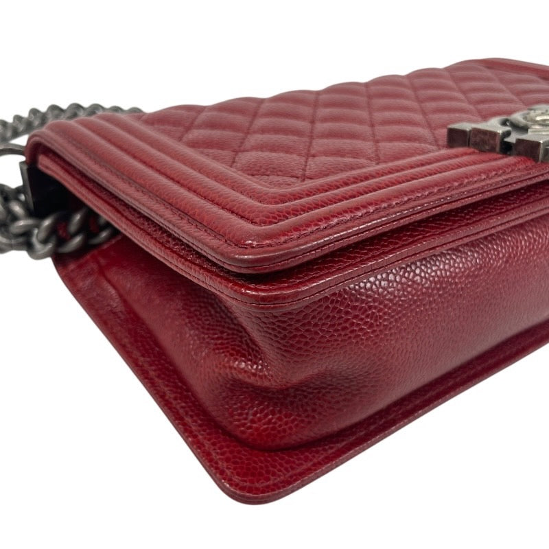 【CHANEL】シャネル ボーイシャネル A67086 ショルダーバッグ レザーレディース チェーンショルダー マトラッセ キャビアスキン