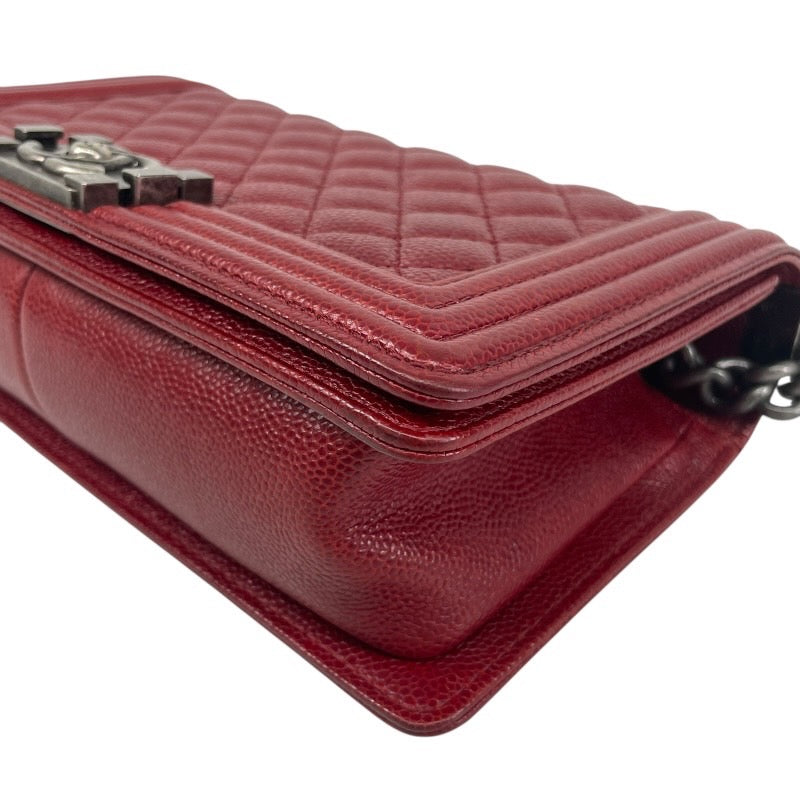 【CHANEL】シャネル ボーイシャネル A67086 ショルダーバッグ レザーレディース チェーンショルダー マトラッセ キャビアスキン
