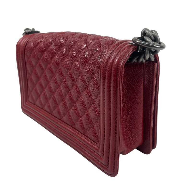 【CHANEL】シャネル ボーイシャネル A67086 ショルダーバッグ レザーレディース チェーンショルダー マトラッセ キャビアスキン