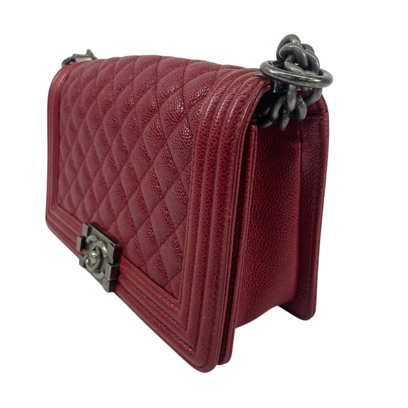 【CHANEL】シャネル ボーイシャネル A67086 ショルダーバッグ レザーレディース チェーンショルダー マトラッセ キャビアスキン