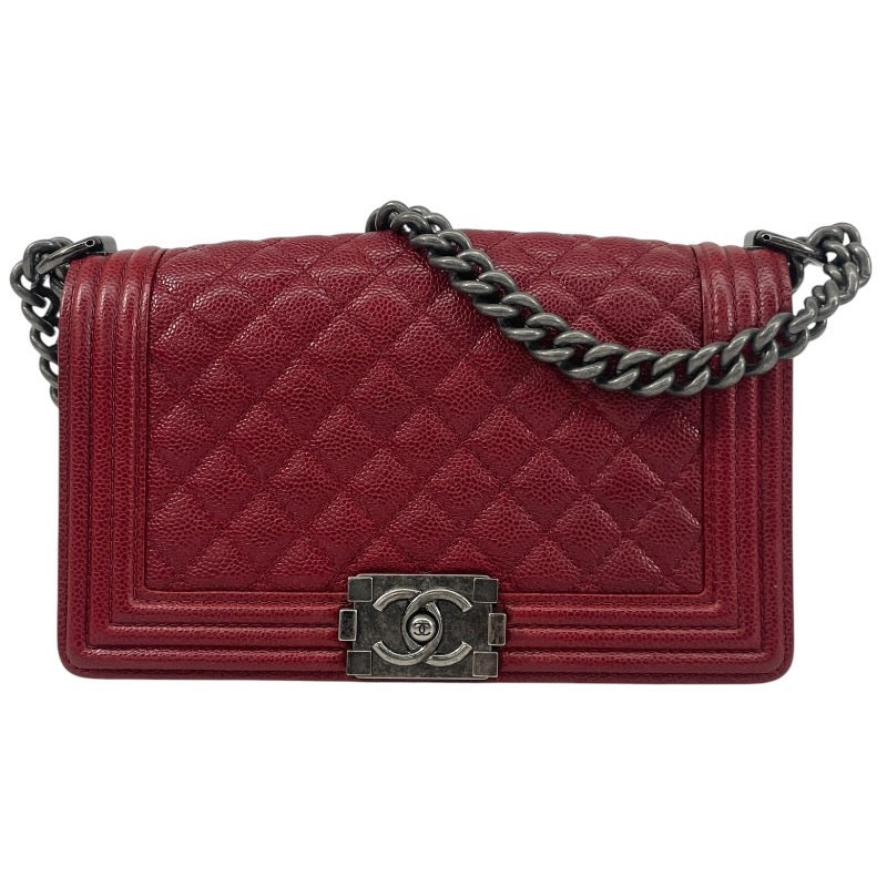 【CHANEL】シャネル ボーイシャネル A67086 ショルダーバッグ レザーレディース チェーンショルダー マトラッセ キャビアスキン