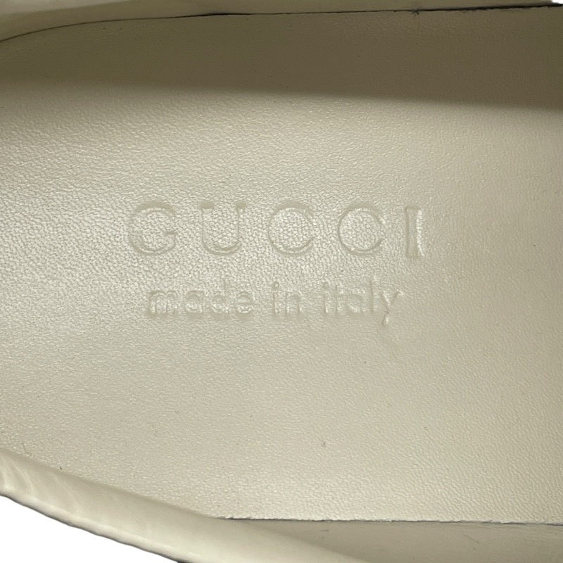 【GUCCI】グッチ ロゴスニーカー 552851 スニーカーメンズ ダットシューズ 本革 靴 ヴィンテージロゴ サイズ7