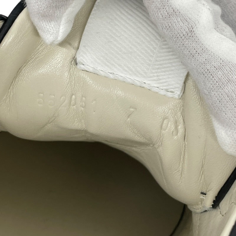 【GUCCI】グッチ ロゴスニーカー 552851 スニーカーメンズ ダットシューズ 本革 靴 ヴィンテージロゴ サイズ7