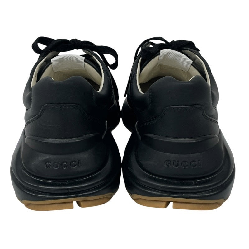 【GUCCI】グッチ ロゴスニーカー 552851 スニーカーメンズ ダットシューズ 本革 靴 ヴィンテージロゴ サイズ7