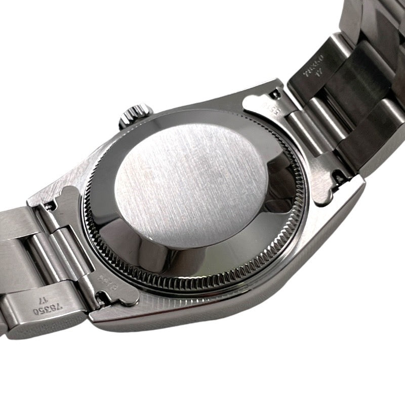 【ROLEX】ロレックス オイスターパーペチュアル 77080 腕時計レディース 黒369 黒文字盤