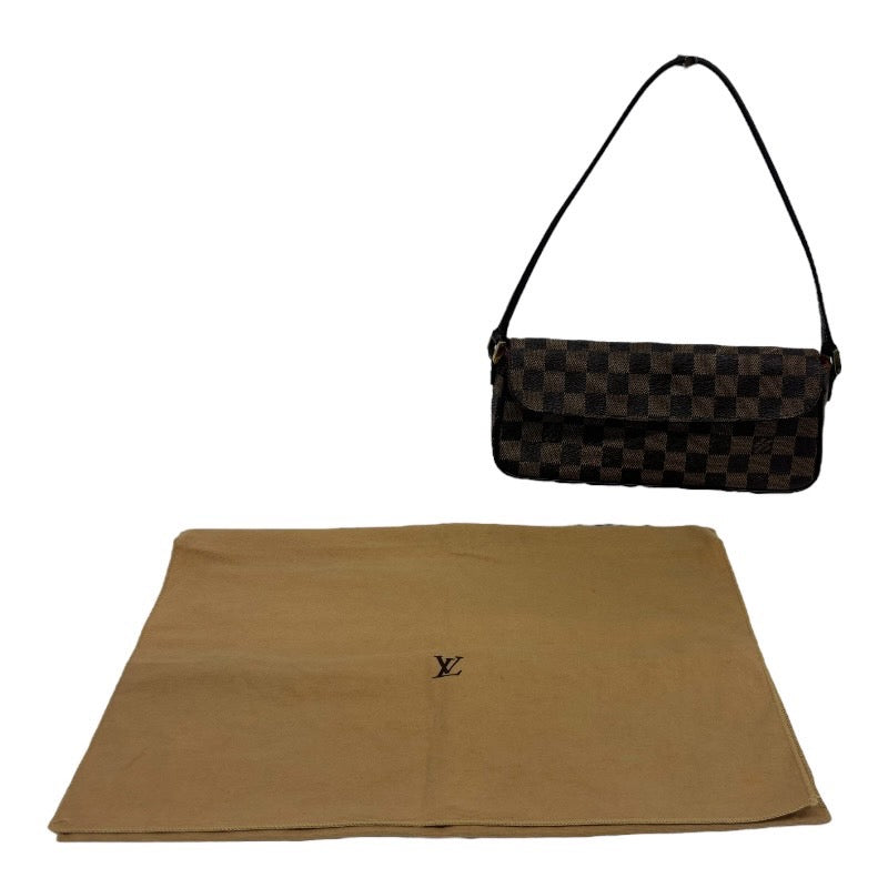 【LOUIS VUITTON】ルイ・ヴィトン レコレータ N51299 ショルダーバッグ レディース ダミエ セミショルダー ハンド ブラウン