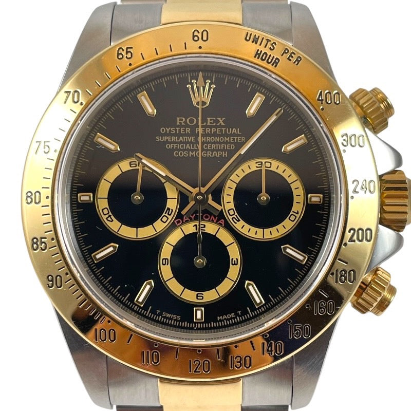 【ROLEX】ロレックス コスモグラフデイトナ 16523 腕時計 SS/YGメンズ クロノグラフ コンビ U番 トリチウム