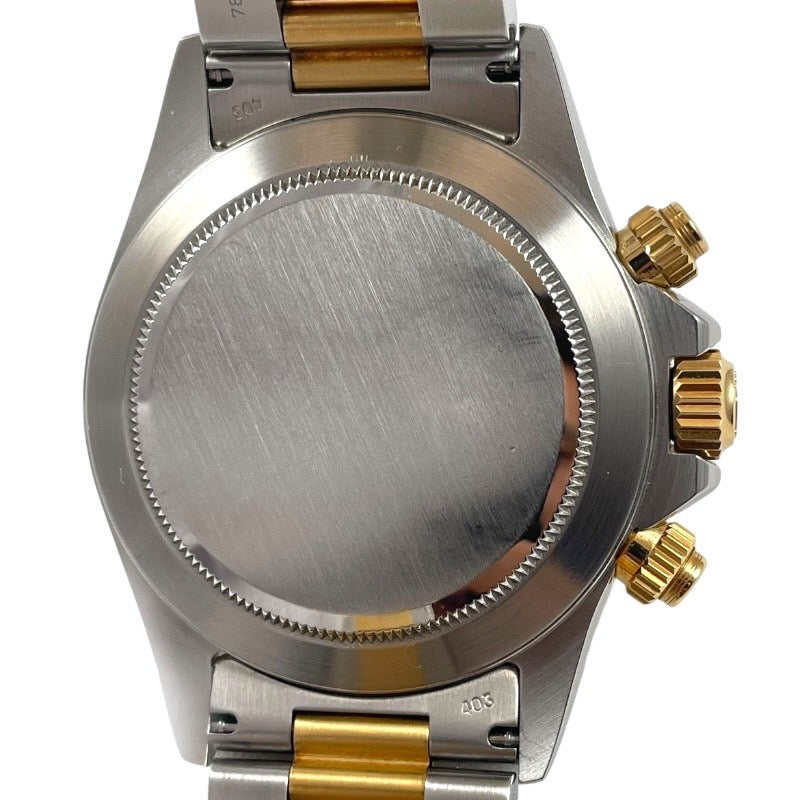 【ROLEX】ロレックス コスモグラフデイトナ 16523 腕時計 SS/YGメンズ クロノグラフ コンビ U番 トリチウム