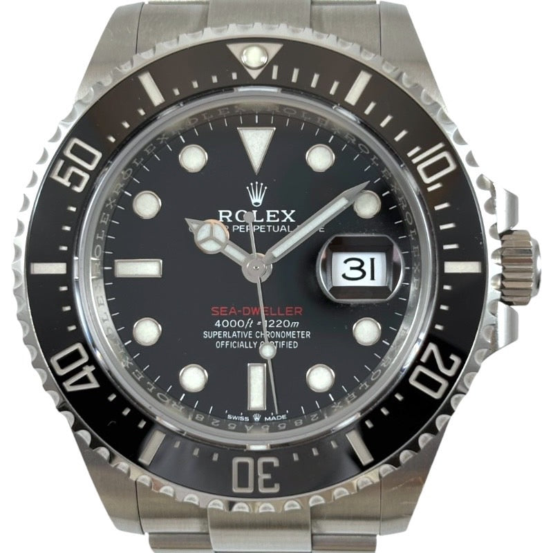 【ROLEX】ロレックス シードゥエラー 126600 腕時計 ステンレススチールメンズ 黒文字盤
