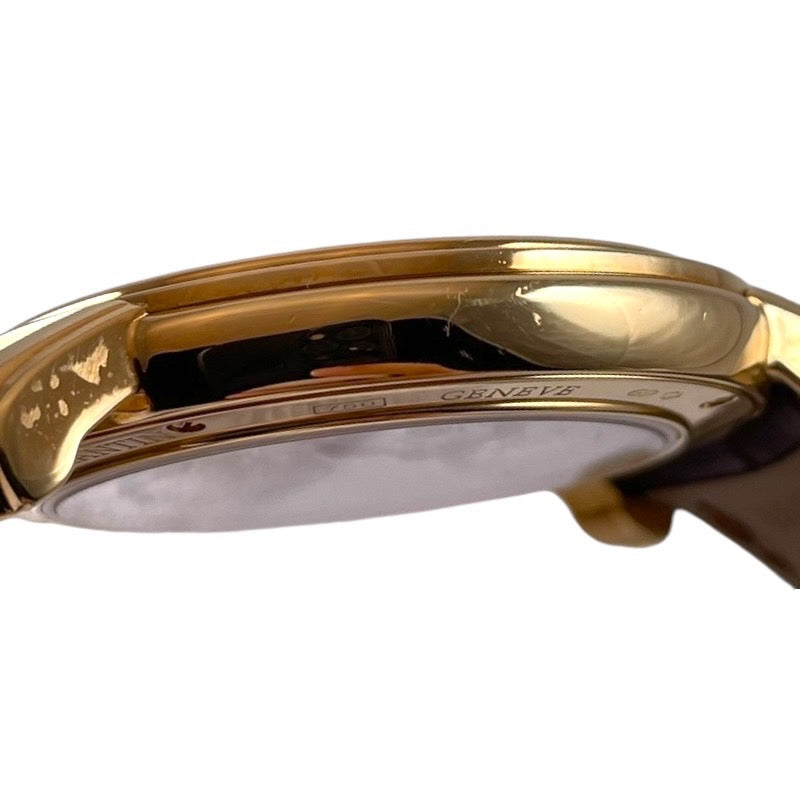 【VACHERON CONSTANTIN】ヴァシュロン・コンスタンタン マルタ グラン クラシック 81000/000J 腕時計 YG/レザー メンズ パトリモニー イエローゴールド スモールセコンド