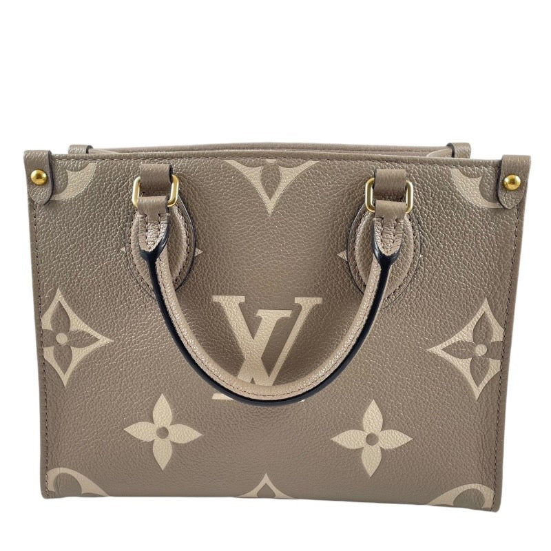 【LOUIS VUITTON】ルイ・ヴィトン オンザゴーPM M45779 ハンドバッグ レザーレディース 2WAY アンプラント トート ショルダー