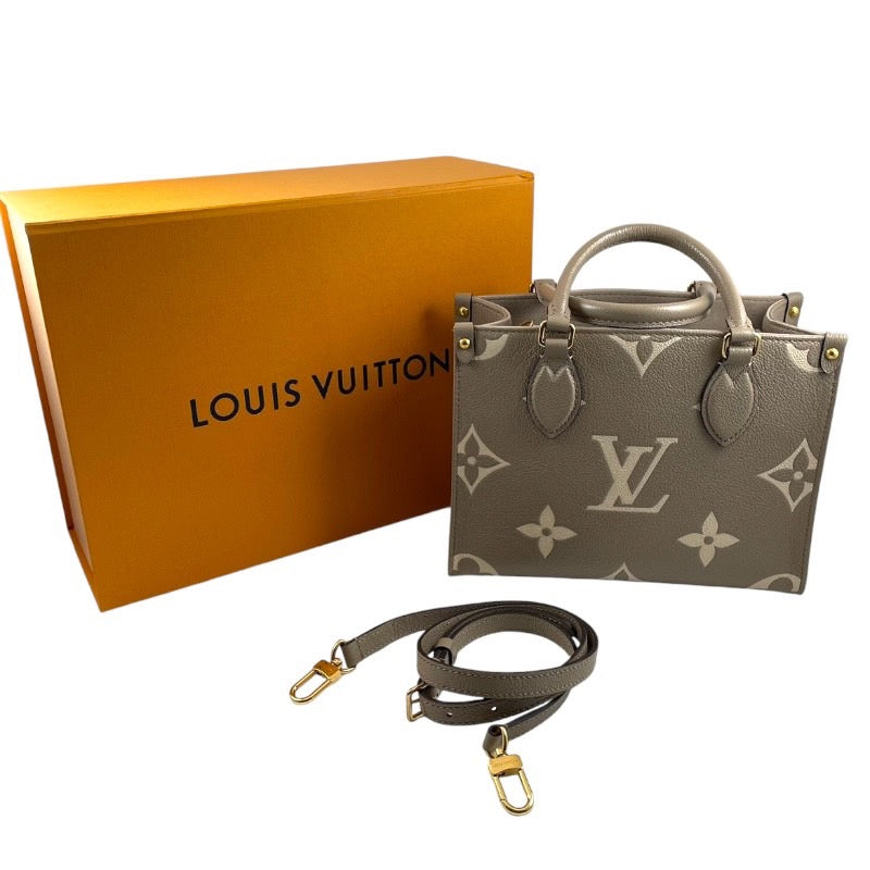 【LOUIS VUITTON】ルイ・ヴィトン オンザゴーPM M45779 ハンドバッグ レザーレディース 2WAY アンプラント トート ショルダー
