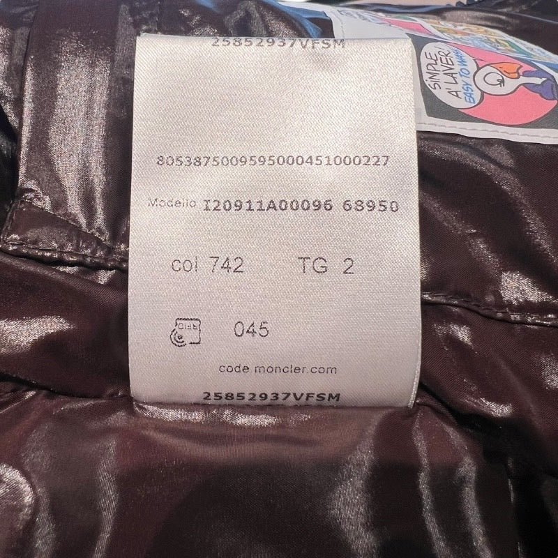 【MONCLER】モンクレール TIBB GILET ダウンベスト ナイロンメンズ チブ サイズ2 モンクレールジャパン 国内正規