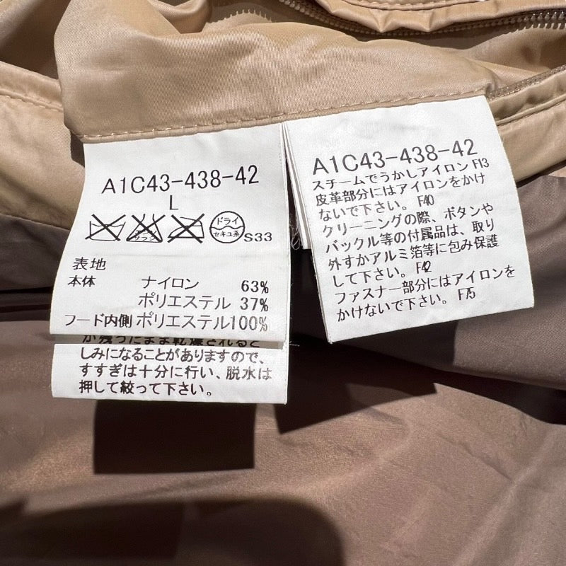 【BURBERRY】バーバリー ダウンコート ダウンジャケットメンズ チェック柄 三陽商会タグ フード