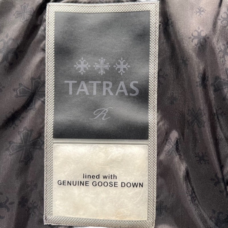 【TATRAS】タトラス DOMIZIANO MTA19A4289 ダウンジャケット ウールメンズ ドミッツィアーノ 黒 ブラック