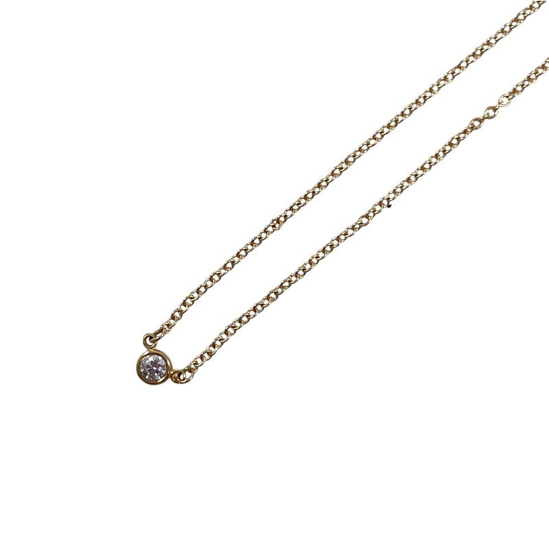 【TIFFANY&Co.】ティファニー バイザヤード ネックレス K18イエローゴールドレディース 750 K18 YG ダイヤモンド