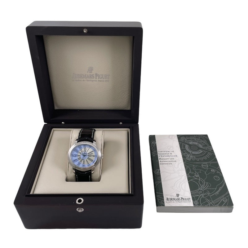【AUDEMARS PIGUET】オーデマ・ピゲ ミレネリー 15320BC.OO.D093CR.01 腕時計 WG/レザーメンズ K18 750 WG ホワイトゴールド