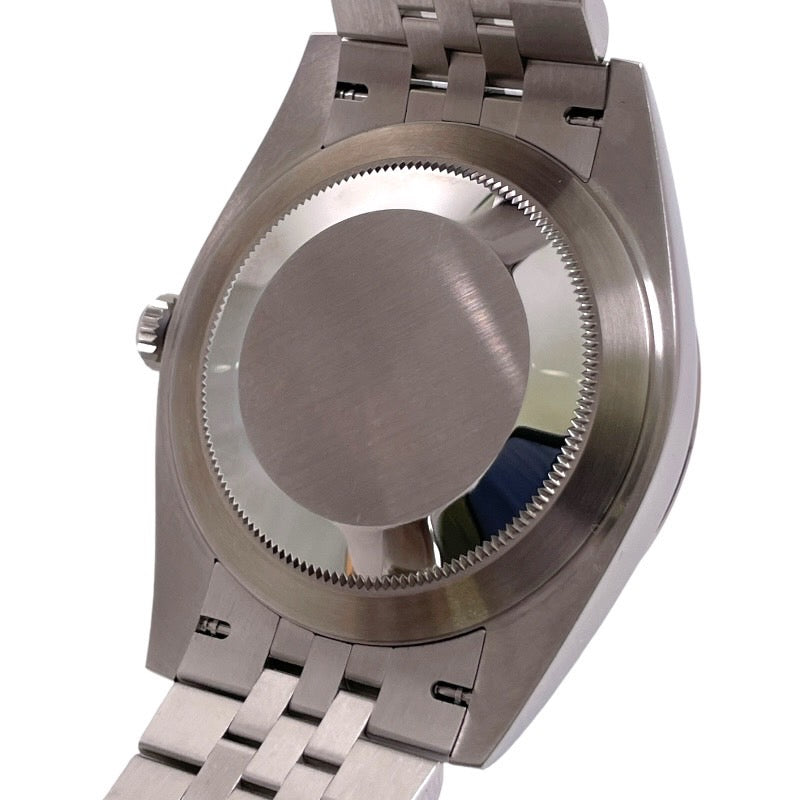 【ROLEX】ロレックス デイトジャスト41 126334G 腕時計 SS/WGメンズ ジュビリーブレス スレート 10Pダイヤ ランダム番 グレー