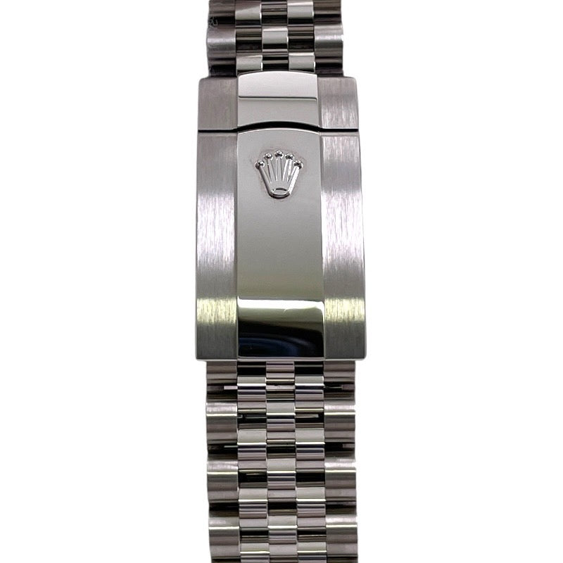 【ROLEX】ロレックス デイトジャスト41 126334G 腕時計 SS/WGメンズ ジュビリーブレス スレート 10Pダイヤ ランダム番 グレー