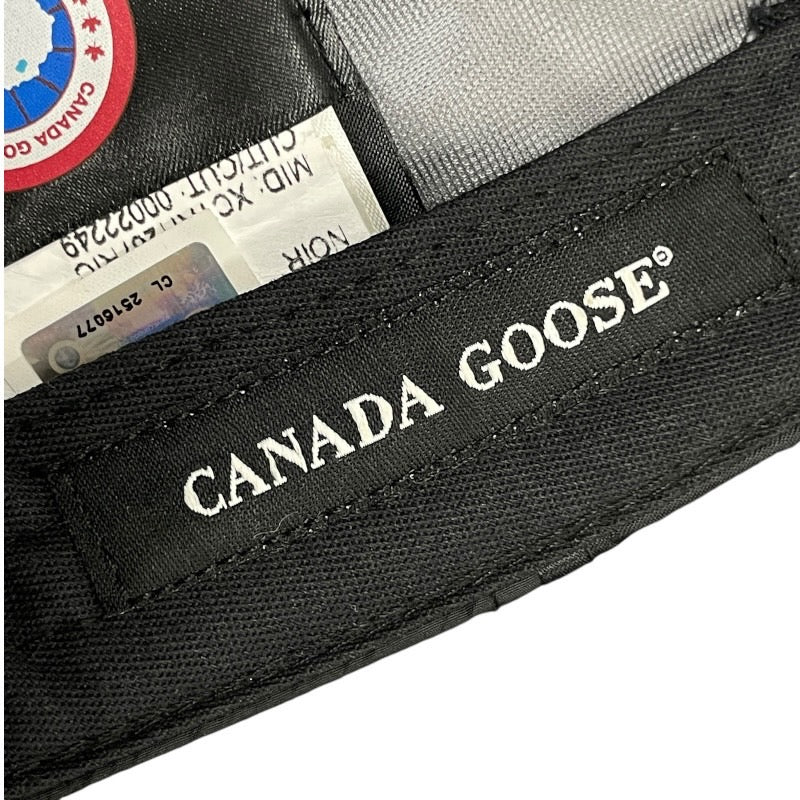 【CANADA GOOSE】カナダグース ベースボールキャップ 6203MOV キャップ ナイロンメンズ 帽子 迷彩 カモフラ ブラック 黒 サイズO/S