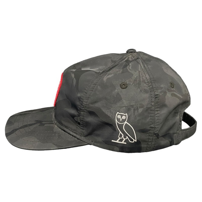 【CANADA GOOSE】カナダグース ベースボールキャップ 6203MOV キャップ ナイロンメンズ 帽子 迷彩 カモフラ ブラック 黒 サイズO/S