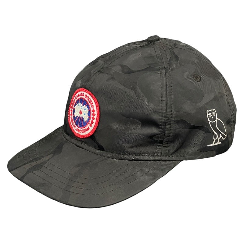 【CANADA GOOSE】カナダグース ベースボールキャップ 6203MOV キャップ ナイロンメンズ 帽子 迷彩 カモフラ ブラック 黒 サイズO/S