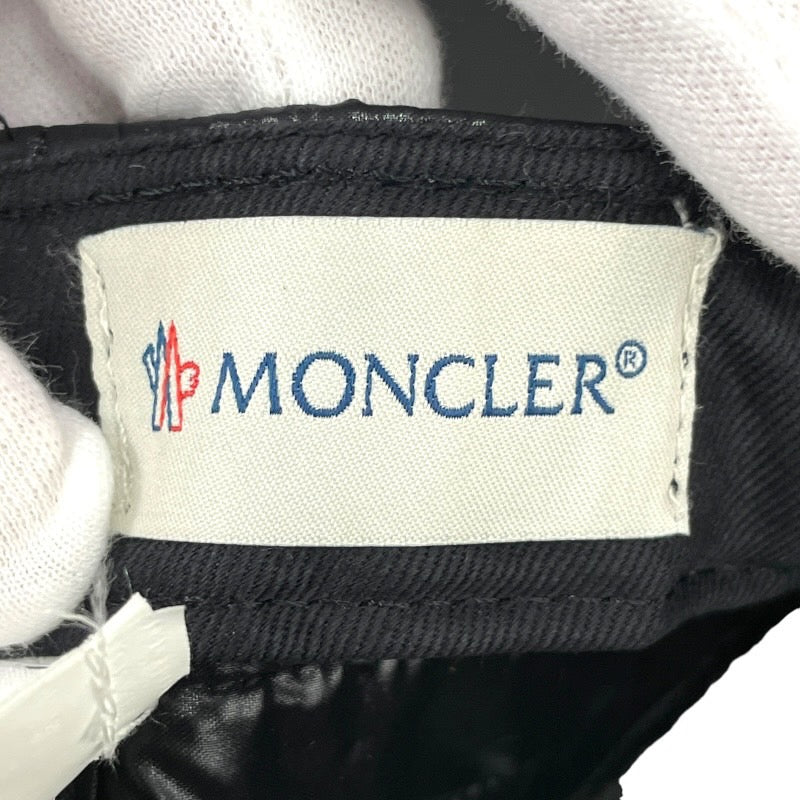 【MONCLER】モンクレール ベースボールキャップ A20960030100 キャップメンズ ニューエラ NEW ERA コラボ NEWERA ダウン スナップバック スモール ミディアム SMALL MEDIUM 黒 ブラック 帽子