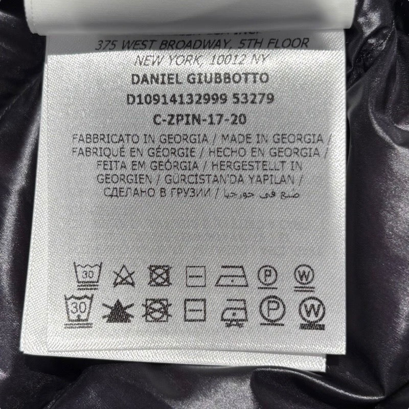 【MONCLER】モンクレール DANIEL GIUBBOTTO ダウンジャケット ナイロンメンズ ダニエル ライダース ライトダウン サイズ0 ブラック 黒