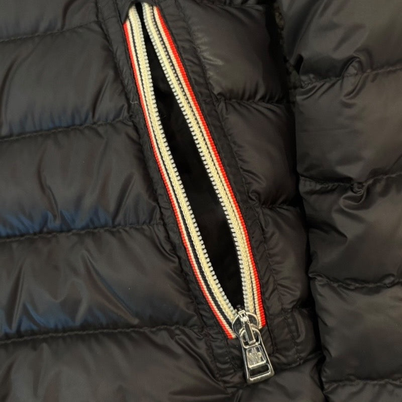 【MONCLER】モンクレール DANIEL GIUBBOTTO ダウンジャケット ナイロンメンズ ダニエル ライダース ライトダウン サイズ0 ブラック 黒