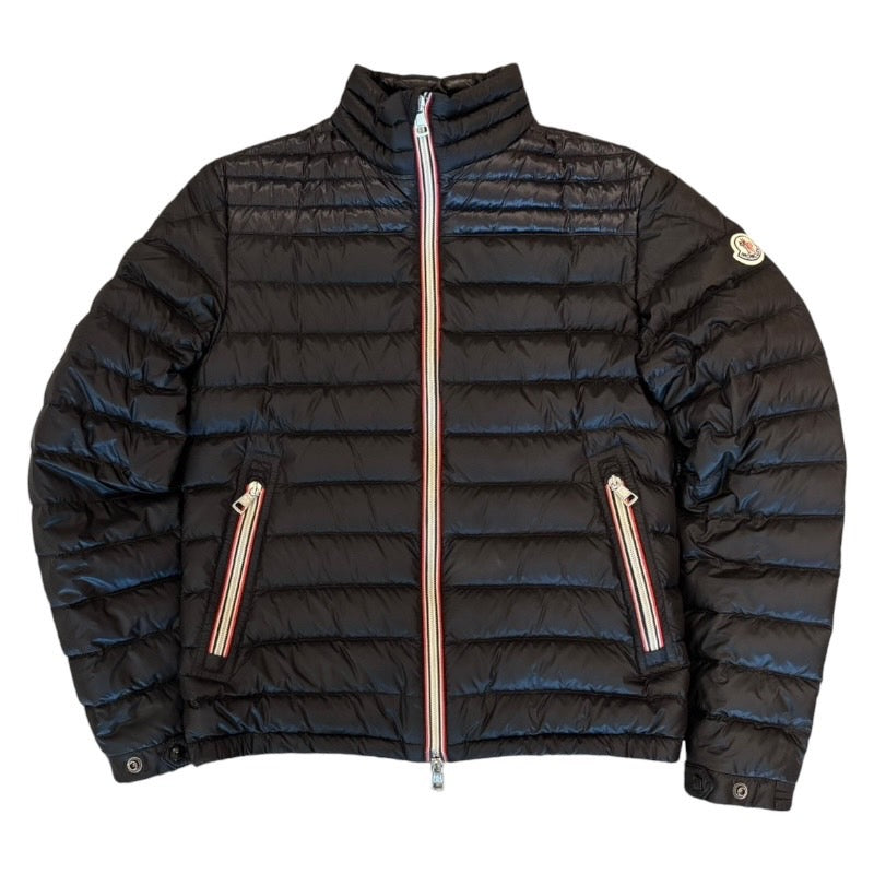 【MONCLER】モンクレール DANIEL GIUBBOTTO ダウンジャケット ナイロンメンズ ダニエル ライダース ライトダウン サイズ0 ブラック 黒