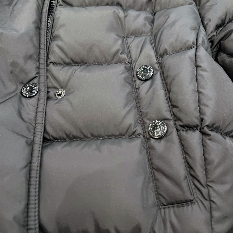 【MONCLER】モンクレール KHLOE ダウンジャケットレディース サイズ00 クロエ ダウンコート ファー 国内正規タグ付 ベルト付き