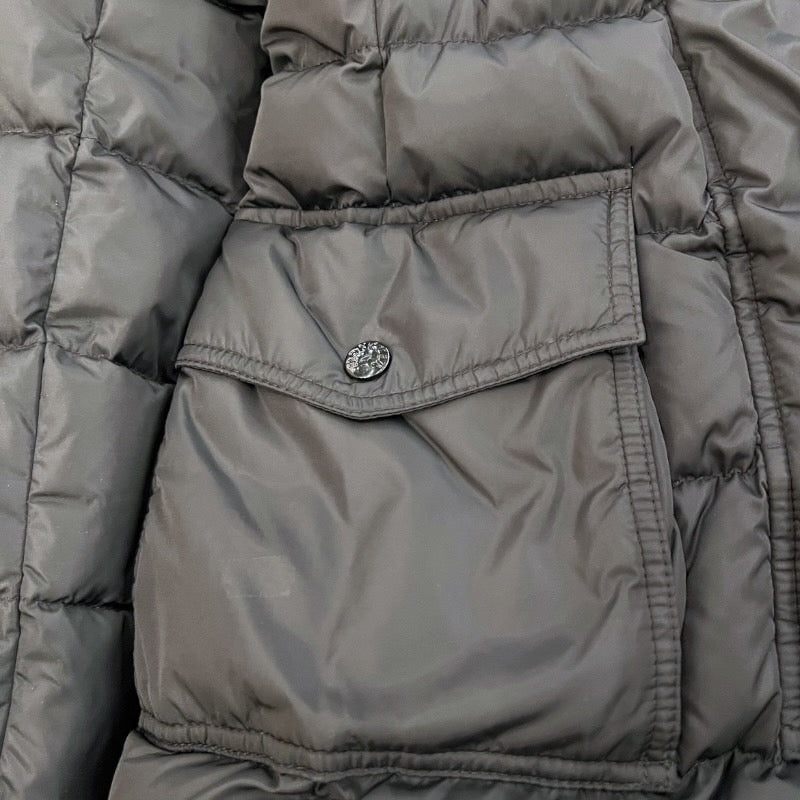 【MONCLER】モンクレール KHLOE ダウンジャケットレディース サイズ00 クロエ ダウンコート ファー 国内正規タグ付 ベルト付き