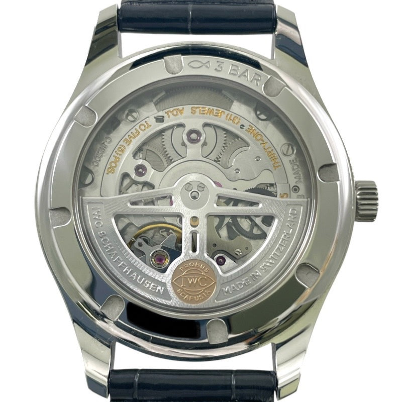 【IWC】インターナショナルウォッチカンパニー ポルトギーゼ オートマティック40 IW358303 腕時計 SS/レザーメンズ スモールセコンド スモセコ