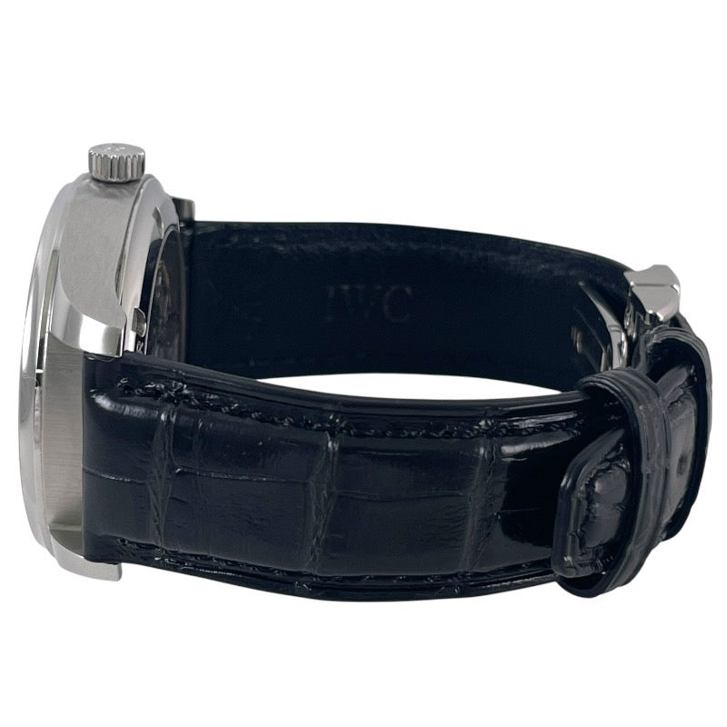 【IWC】インターナショナルウォッチカンパニー ポルトギーゼ オートマティック40 IW358303 腕時計 SS/レザーメンズ スモールセコンド スモセコ
