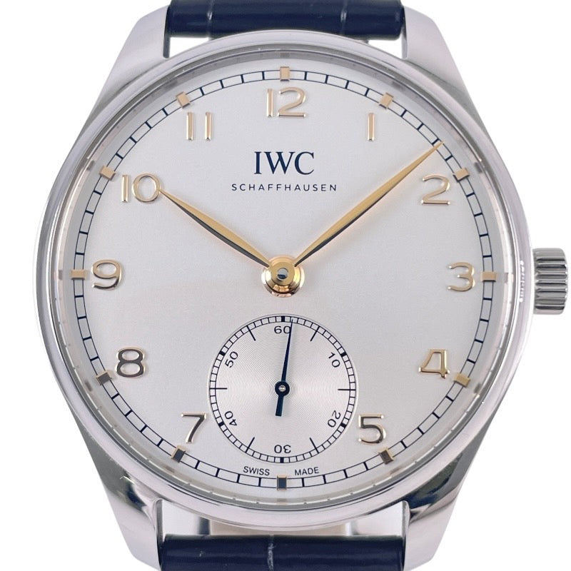 【IWC】インターナショナルウォッチカンパニー ポルトギーゼ オートマティック40 IW358303 腕時計 SS/レザーメンズ スモールセコンド スモセコ