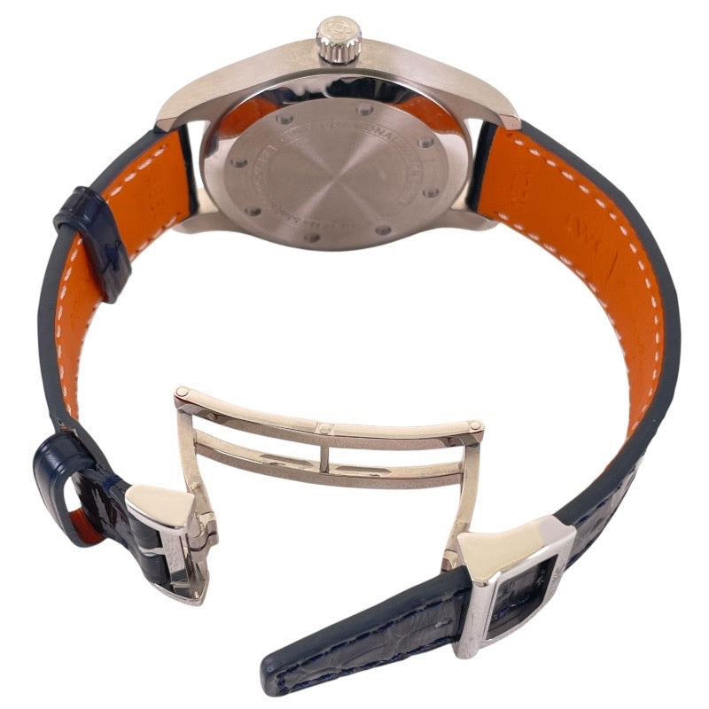 【IWC】インターナショナルウォッチカンパニー パイロットウォッチ オートマティック36 IW324008 腕時計 SS/レザー メンズ デイト ブルー