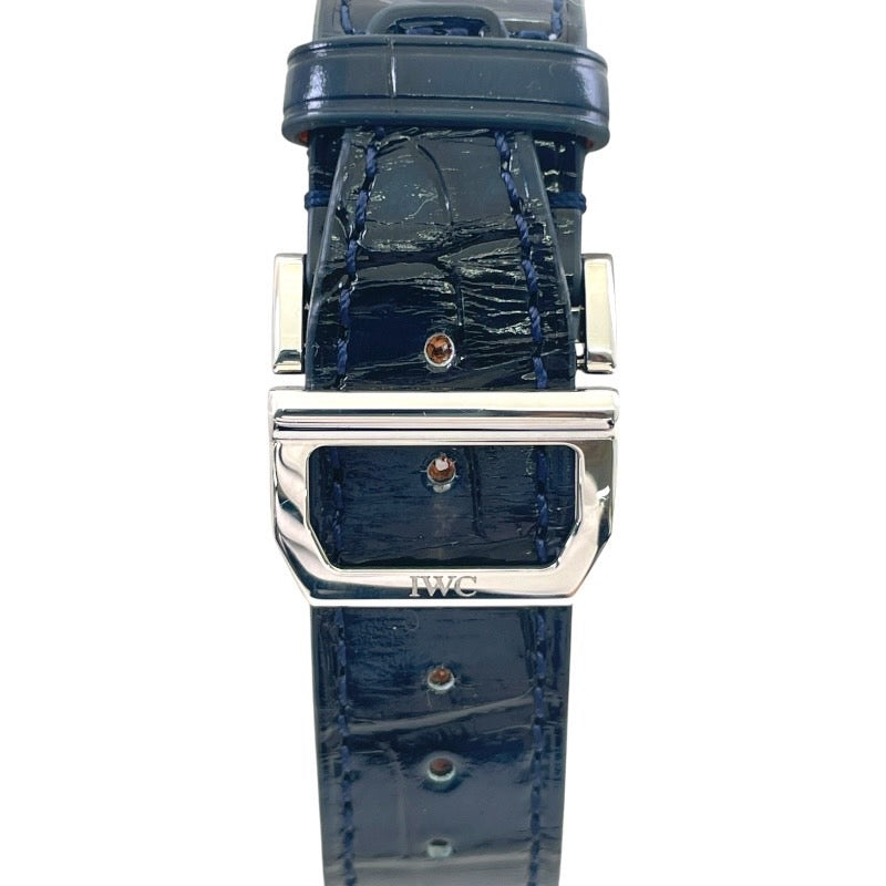 【IWC】インターナショナルウォッチカンパニー パイロットウォッチ オートマティック36 IW324008 腕時計 SS/レザー メンズ デイト ブルー