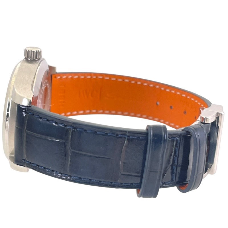 【IWC】インターナショナルウォッチカンパニー パイロットウォッチ オートマティック36 IW324008 腕時計 SS/レザー メンズ デイト ブルー